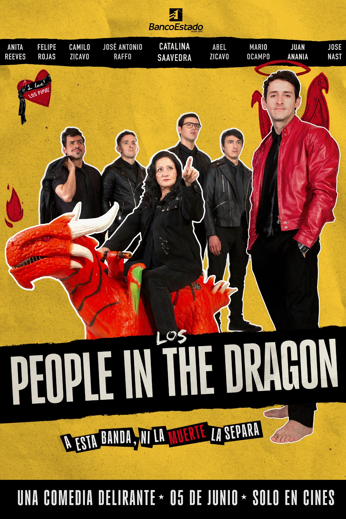 Los People in the Dragon: ''Chile es demasiado divertido para tener tan pocas comedias''